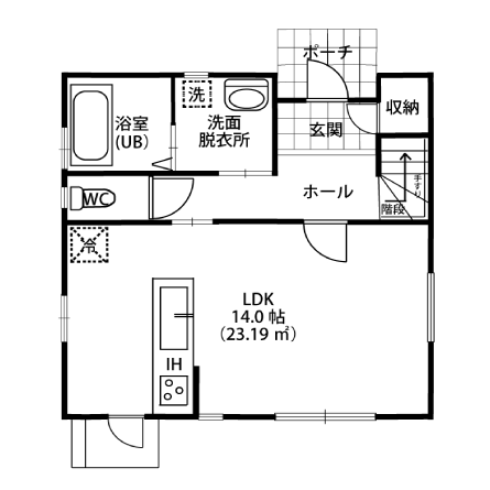 イメージ：smart house tateno　間取り図