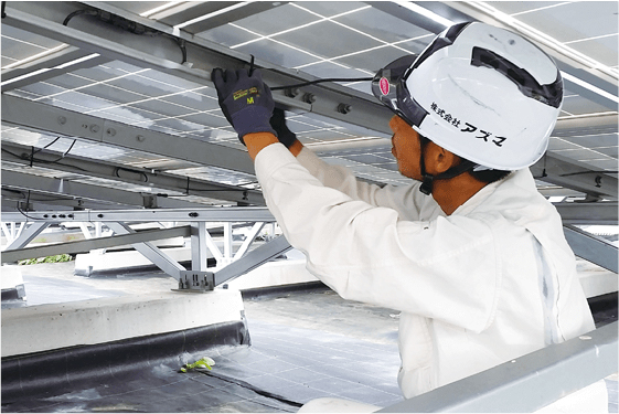 イメージ：太陽光発電システム設置